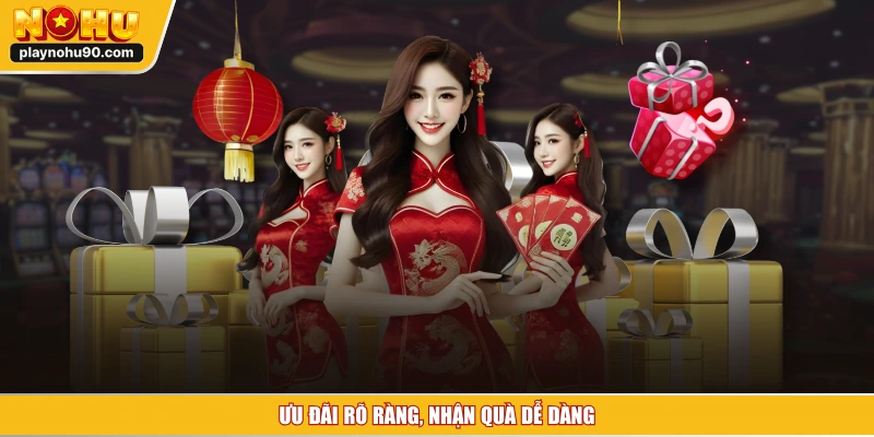 Ưu đãi rõ ràng, nhận quà dễ dàng